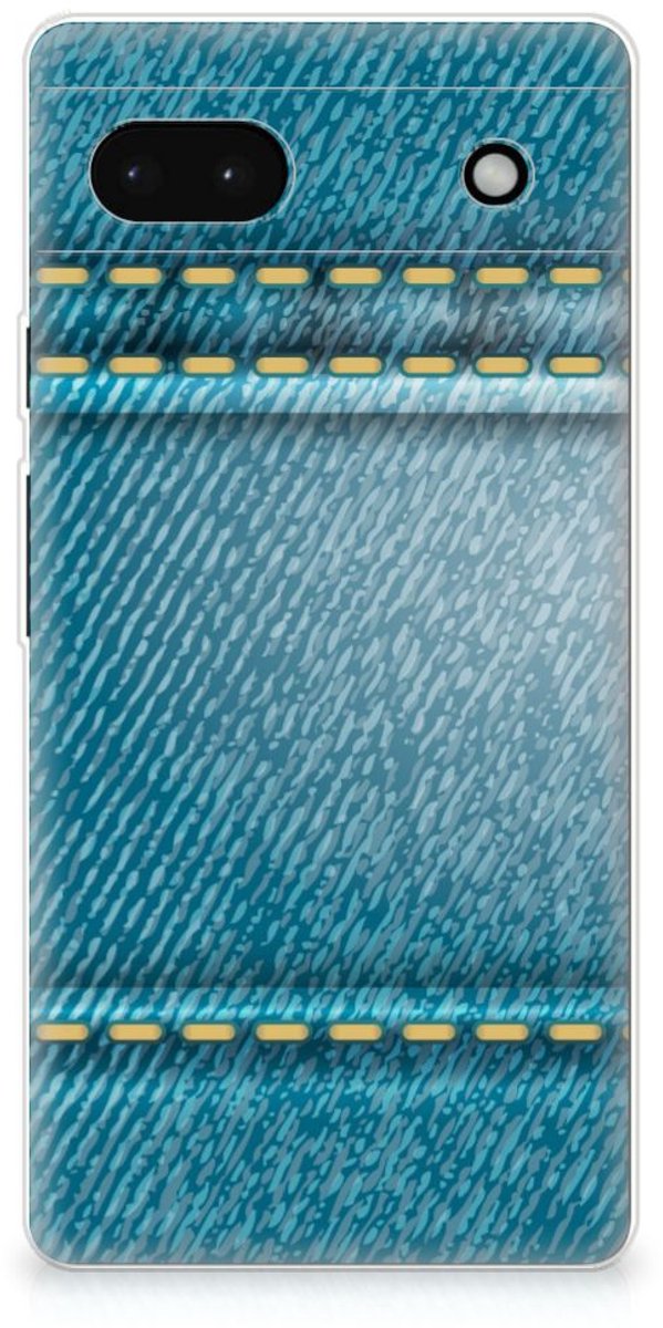 Google Pixel 6A Silicone Back Cover Jeans