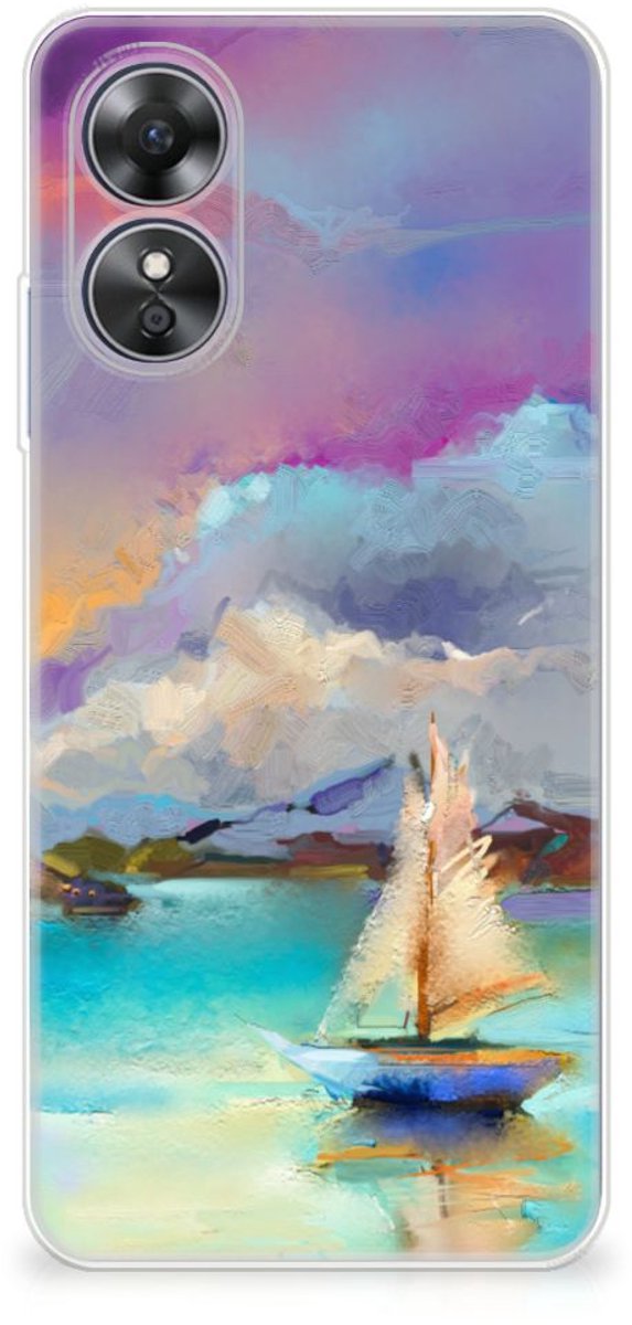 TPU Hoesje voor Hoesje maken OPPO A17 Boat
