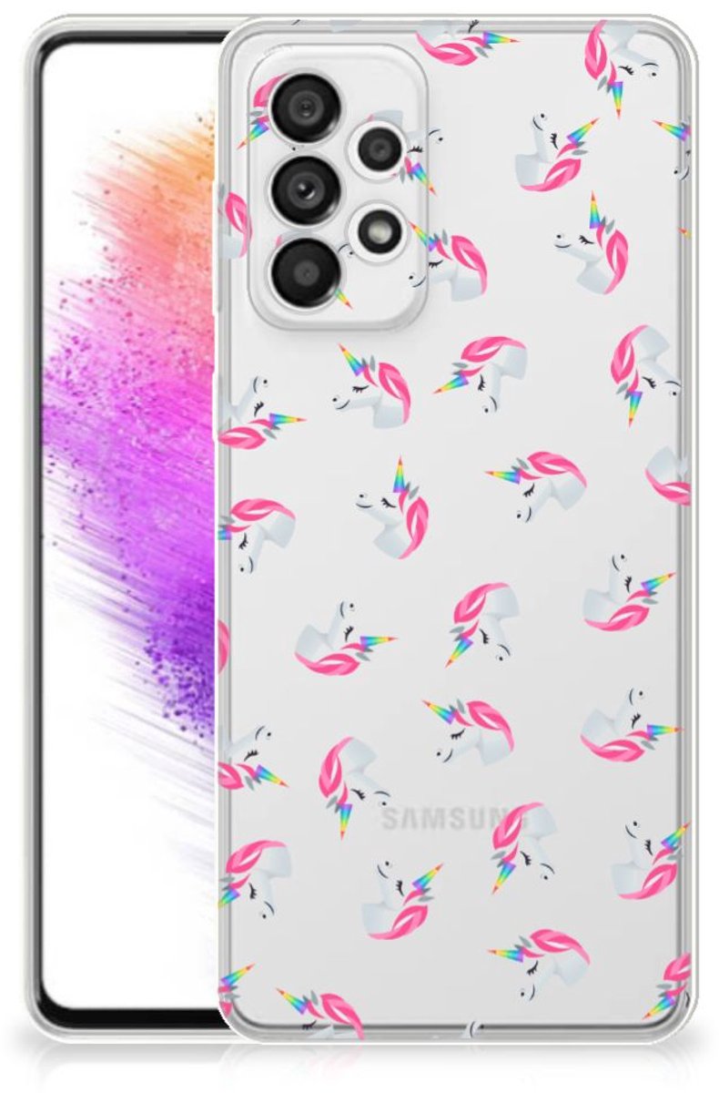 TPU bumper voor Samsung Galaxy A73 5G Unicorns