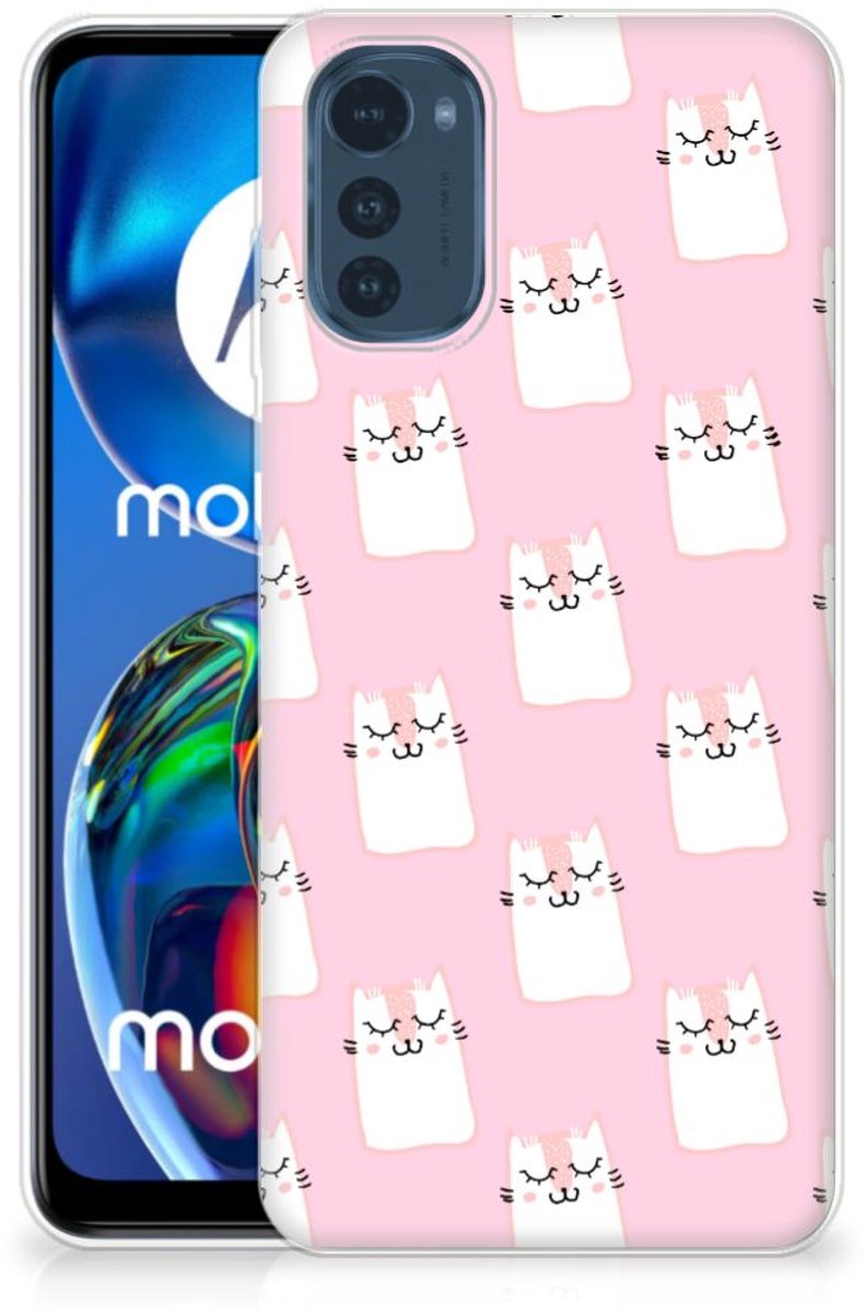 Motorola Moto E32/E32s TPU Hoesje Sleeping Cats
