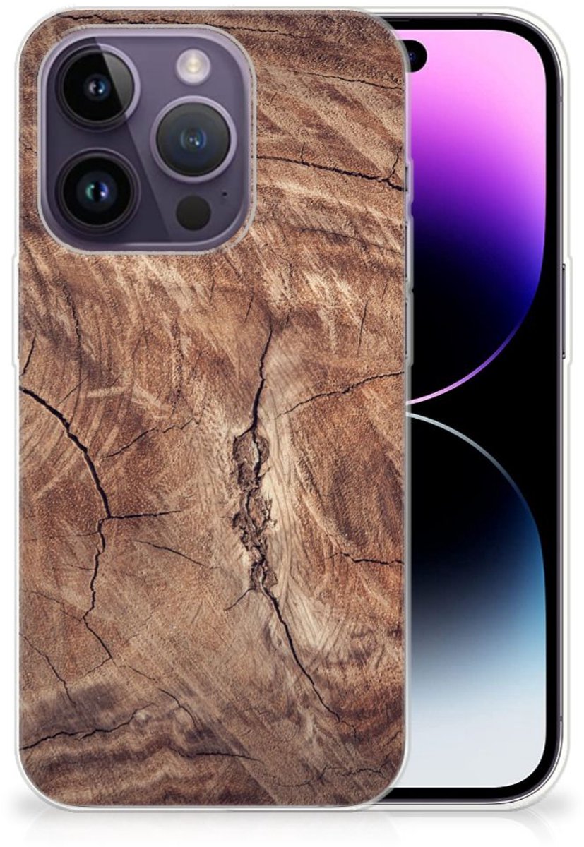 Apple iPhone 14 Pro Bumper Hoesje Tree Trunk