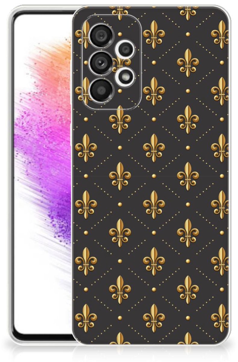 Samsung Galaxy A73 5G TPU bumper Franse Lelie