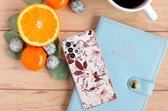 Coque arrière en silicone Samsung Galaxy A73 5G Coque pour téléphone portable Aquarelle Fleurs