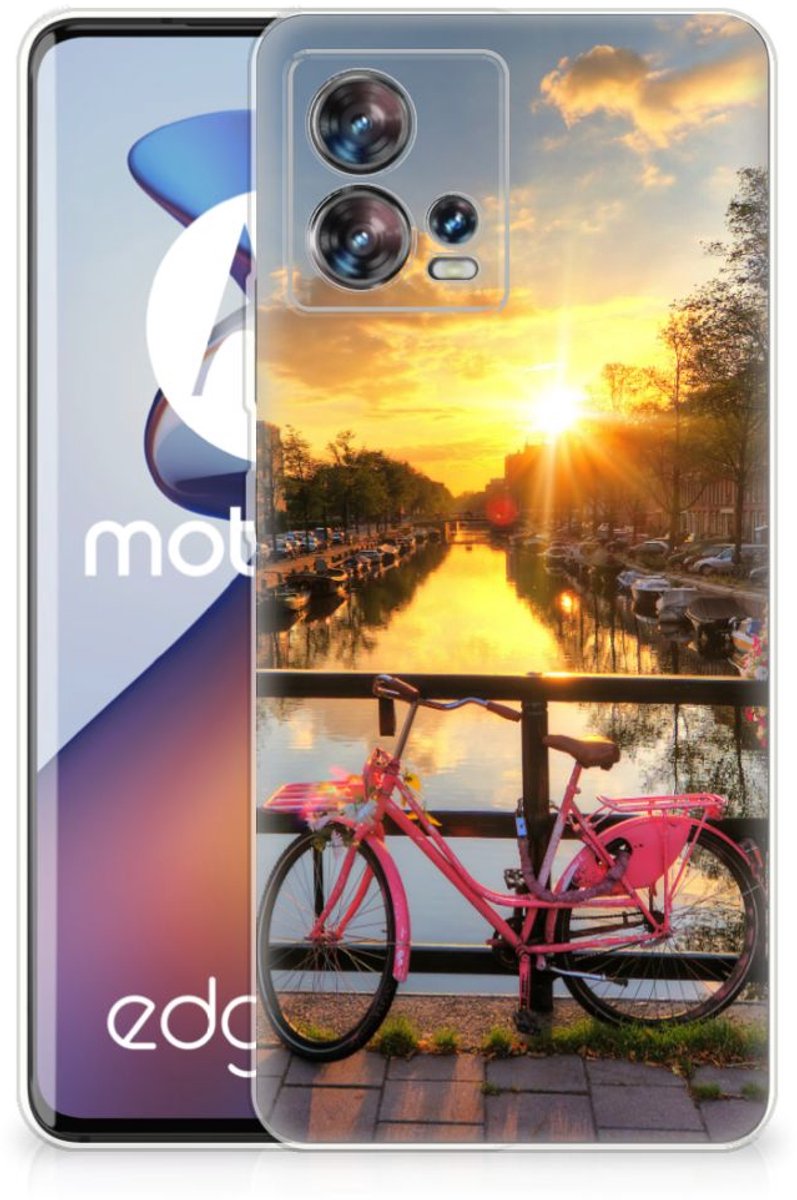 Motorola Edge 30 Fusion Siliconen Back Cover Amsterdamse Grachten