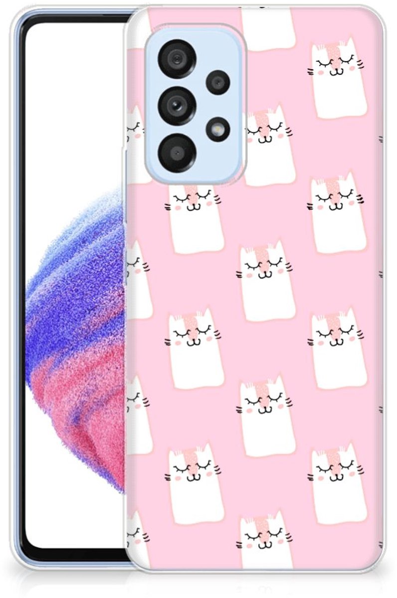 Samsung Galaxy A53 5G TPU Hoesje Sleeping Cats