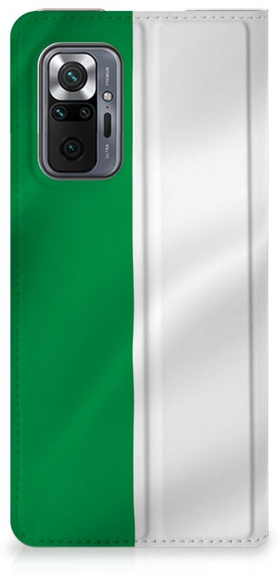 Coque Smartphone Xiaomi Redmi Note 10 Pro Belle Bookcase Drapeau Italien