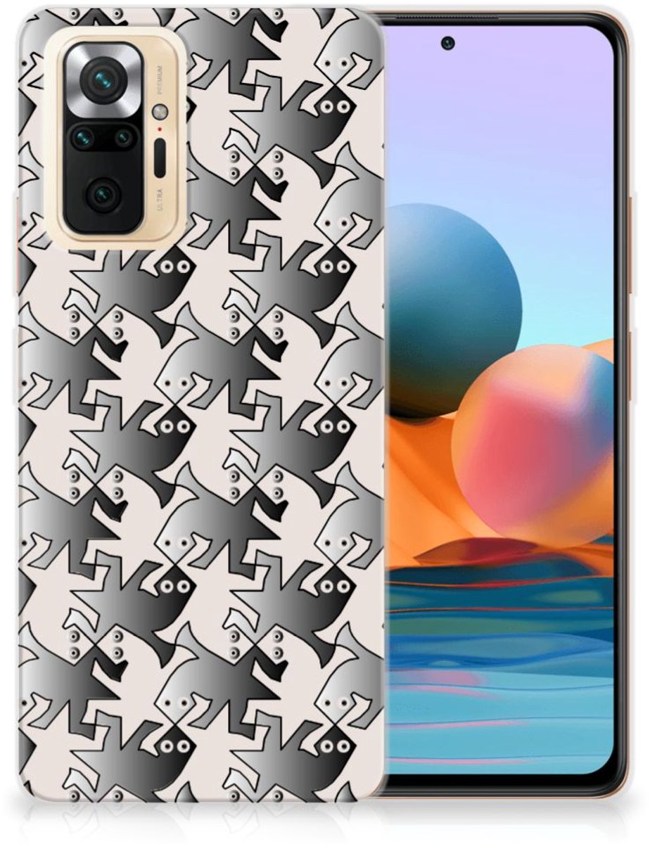 Xiaomi Redmi Note 10 Pro TPU Hoesje Salamander Grey