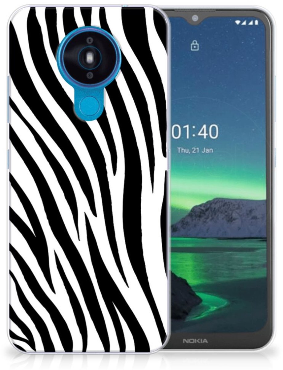 Nokia 1.4 TPU Hoesje Zebra