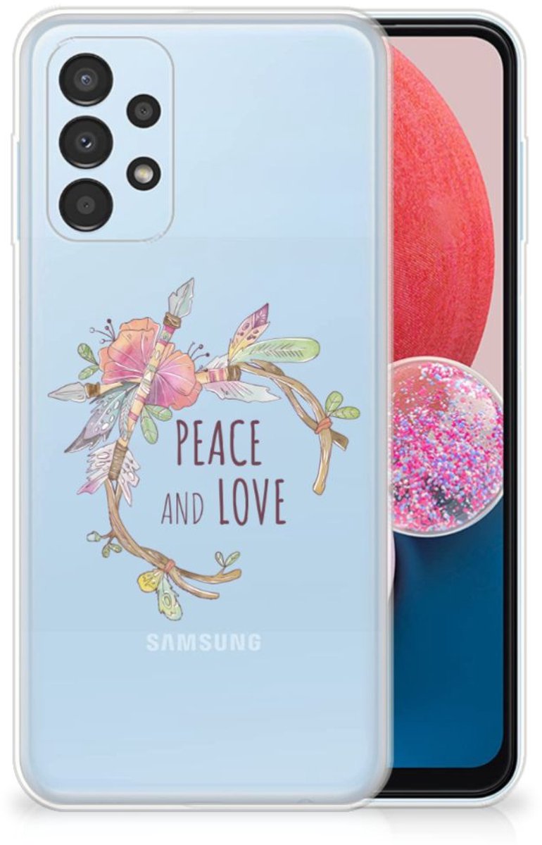 Samsung Galaxy A13 4G Telefoonhoesje met Naam Boho Text