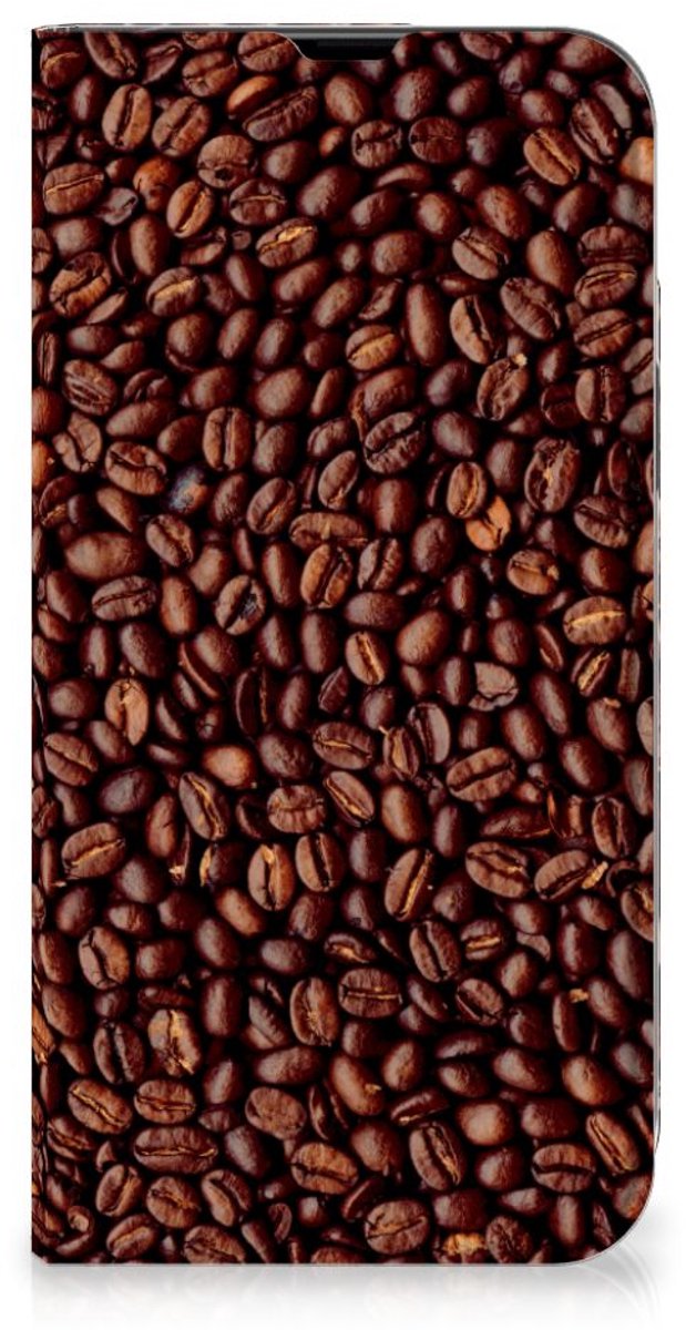 iPhone 13 Pro Max Flip Style Cover Koffiebonen