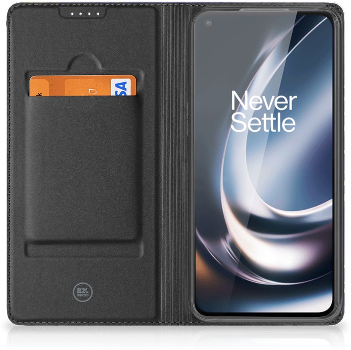 Bookcase voor OnePlus Nord CE 2 Lite 5G Watercolor Paars