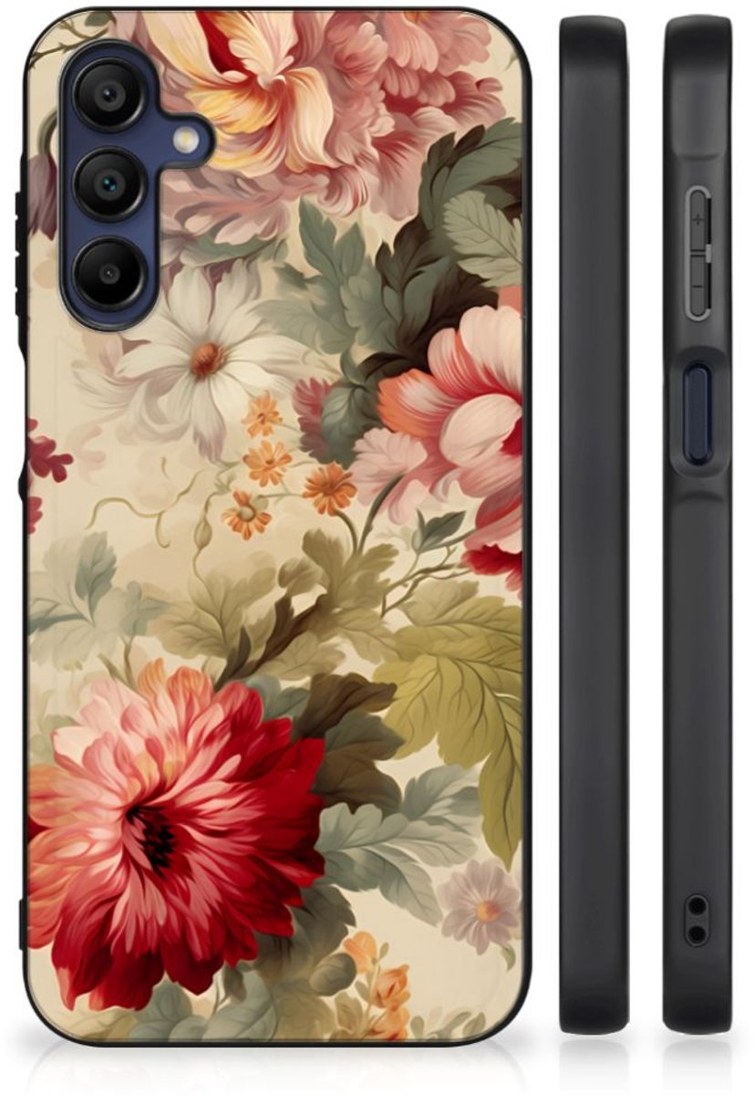 Bloemen Hoesje voor Samsung Galaxy A15 Bloemen