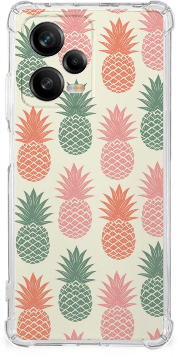 Xiaomi Redmi Note 12 Pro Plus Beschermhoes Ananas