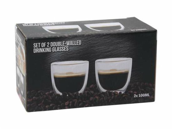 WMF Koffieservies Barista dubbelwandig hittebestendig glas