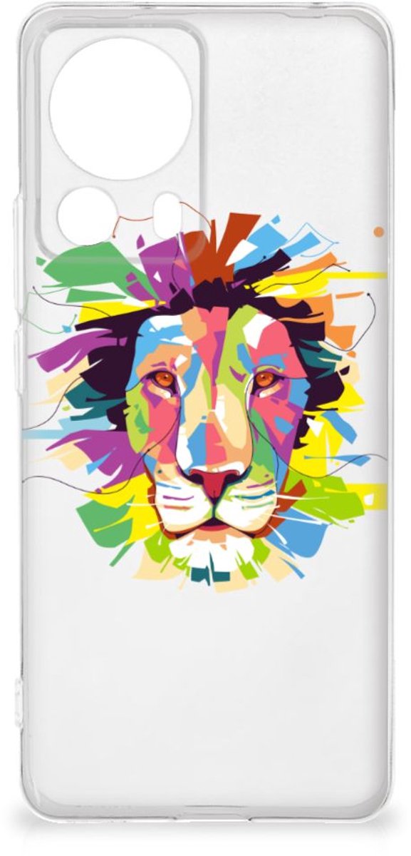 Xiaomi 13 Lite Telefoonhoesje met Naam Lion Color