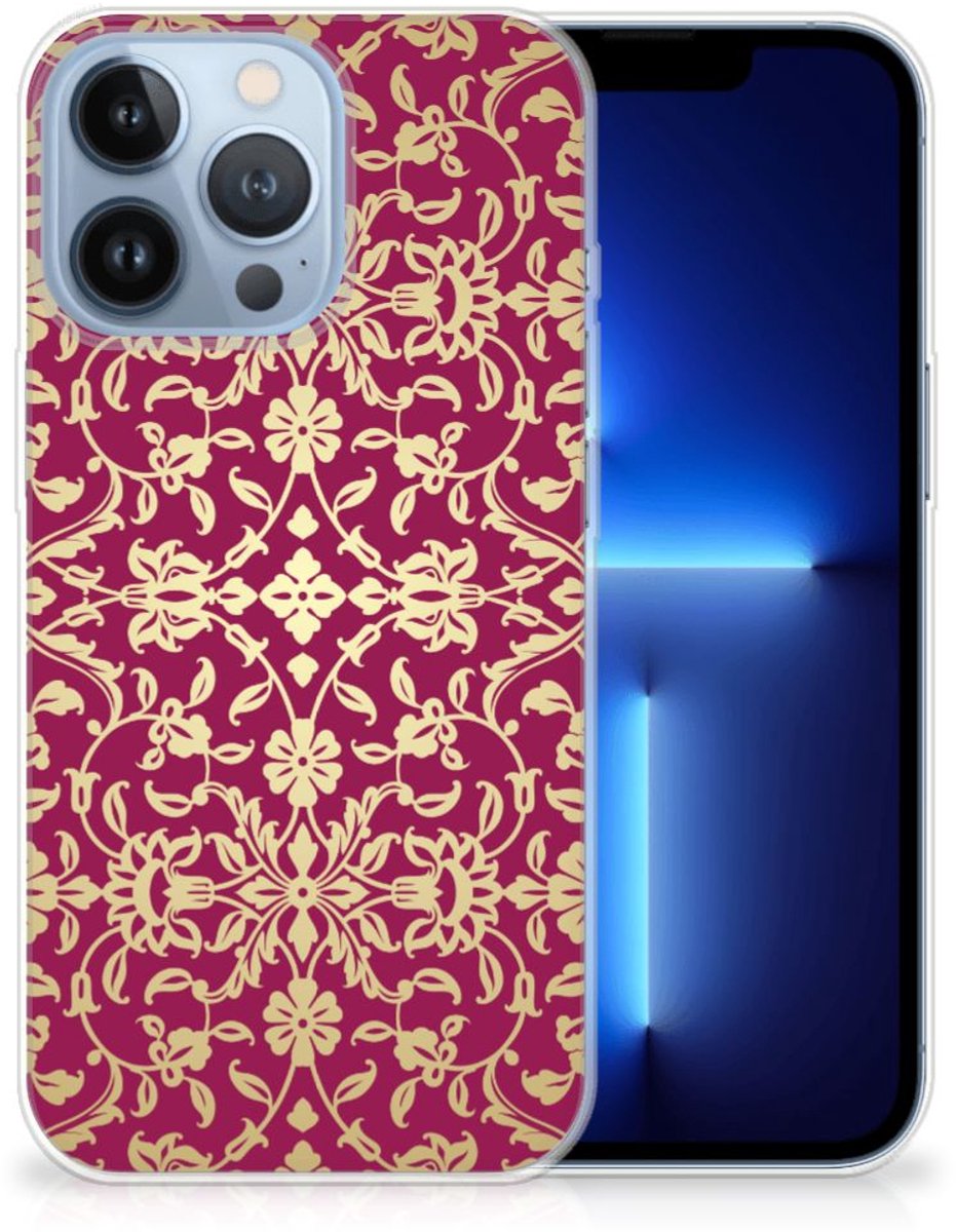 Siliconen Hoesje Apple iPhone 13 Pro Barok Pink