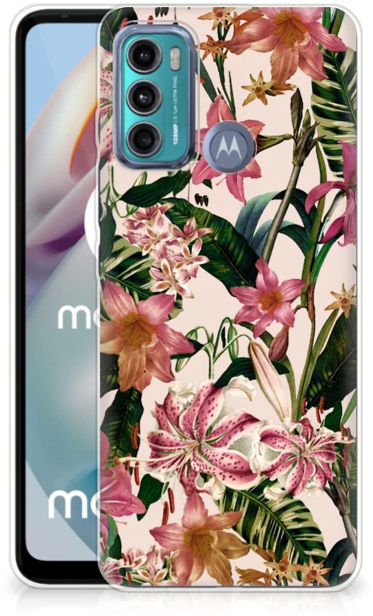 Motorola Moto G60 TPU Case Flowers
