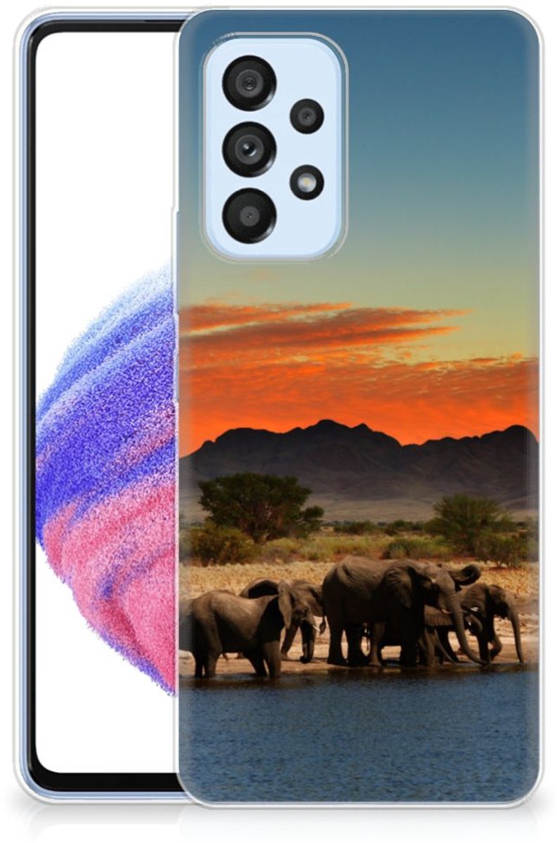 Samsung Galaxy A53 5G TPU Hoesje Olifanten