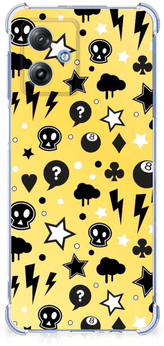 Extreme Case Motorola Moto G54 Punk Geel