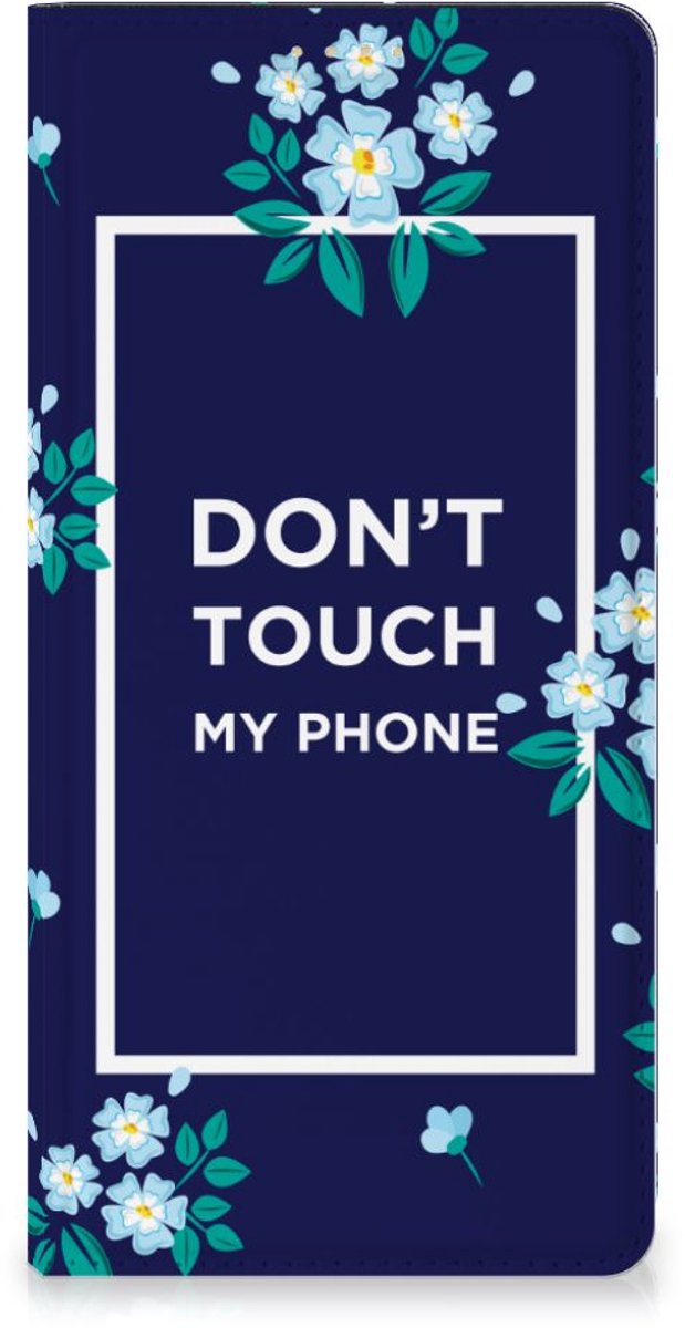 OPPO Reno8 T 5G Design Case Flowers Blue DTMP