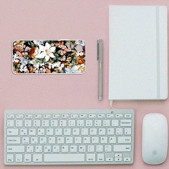 Coque en TPU adaptée pour Xiaomi Redmi Note 12S Dark Flowers