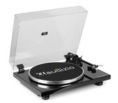 Platenspeler - Audizio Toledo premium platenspeler Bluetooth out - Stijlvol design - Zwart