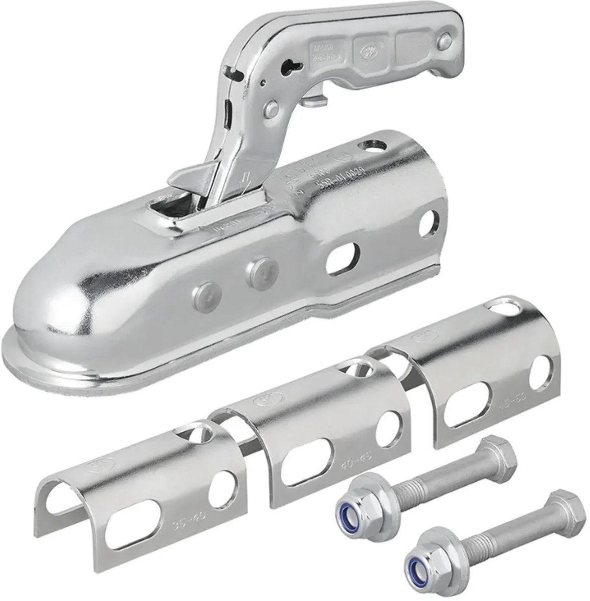 Proplus Kogelkoppeling Staal Ø35-50 mm – 1300 kg Geremd/Dekra-Gekeurd