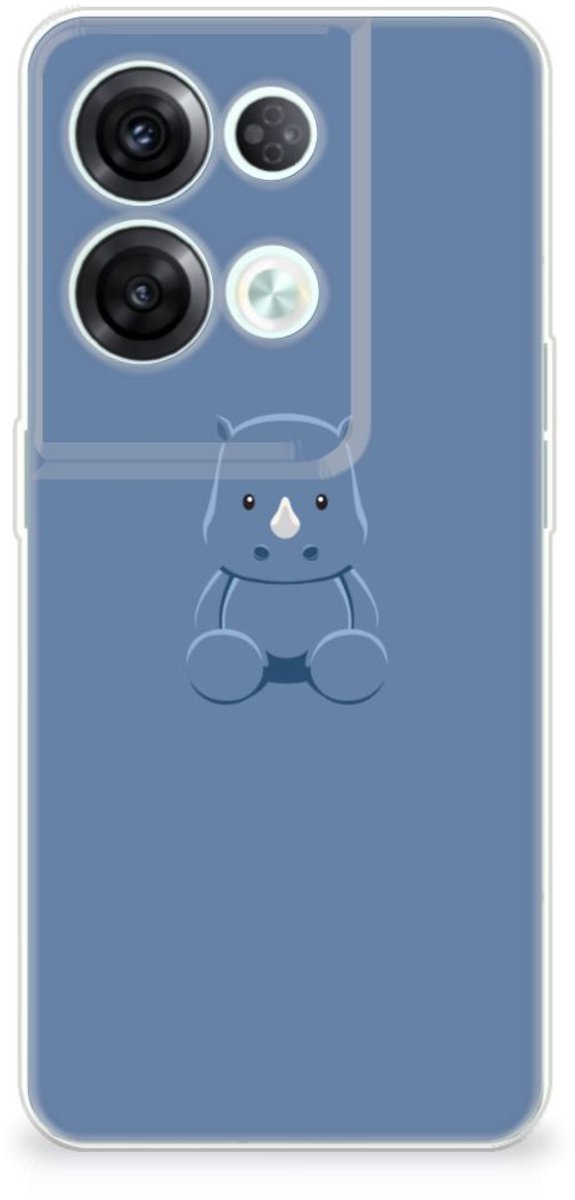 OPPO Reno8 Pro Telefoonhoesje met Naam Baby Rhino