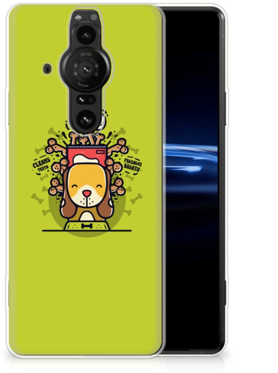 Sony Xperia Pro-I Telefoonhoesje met Naam Doggy Biscuit
