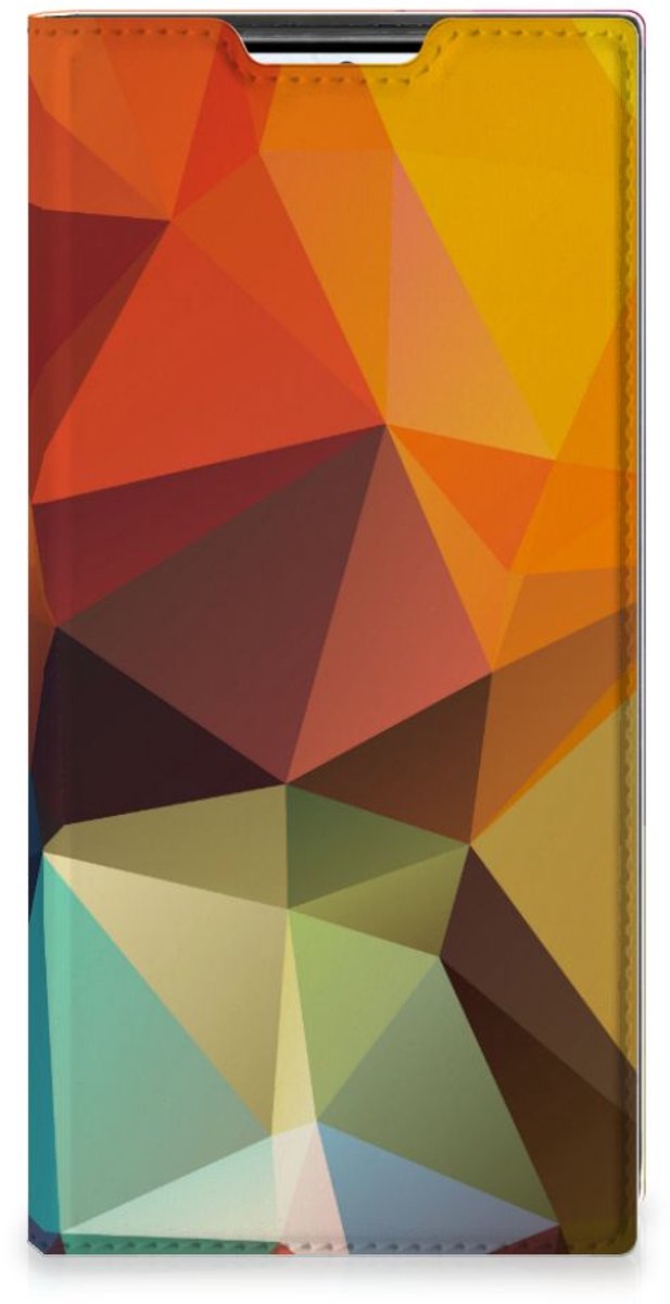 Book Case voor Samsung Galaxy S22 Ultra Stand Case Polygon Color