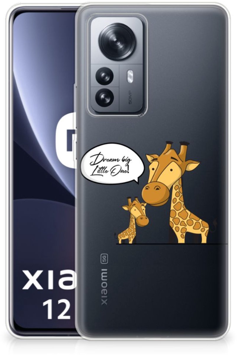 Xiaomi 12 Pro Telefoonhoesje met Naam Giraffe