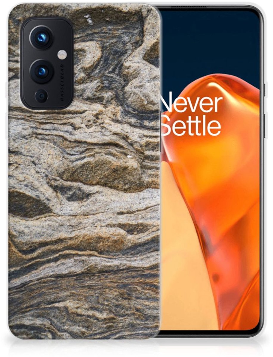 OnePlus 9 TPU Siliconen Hoesje Steen