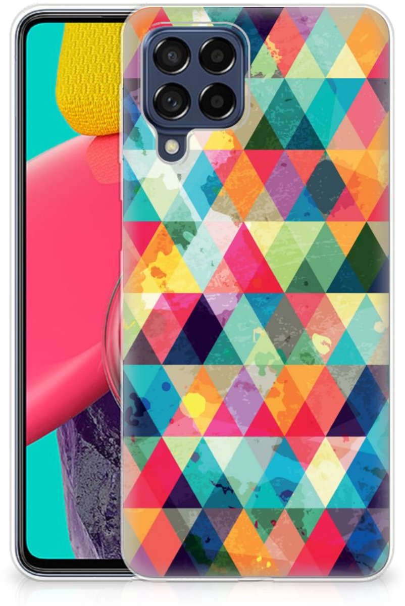 Samsung Galaxy M53 TPU bumper Geruit