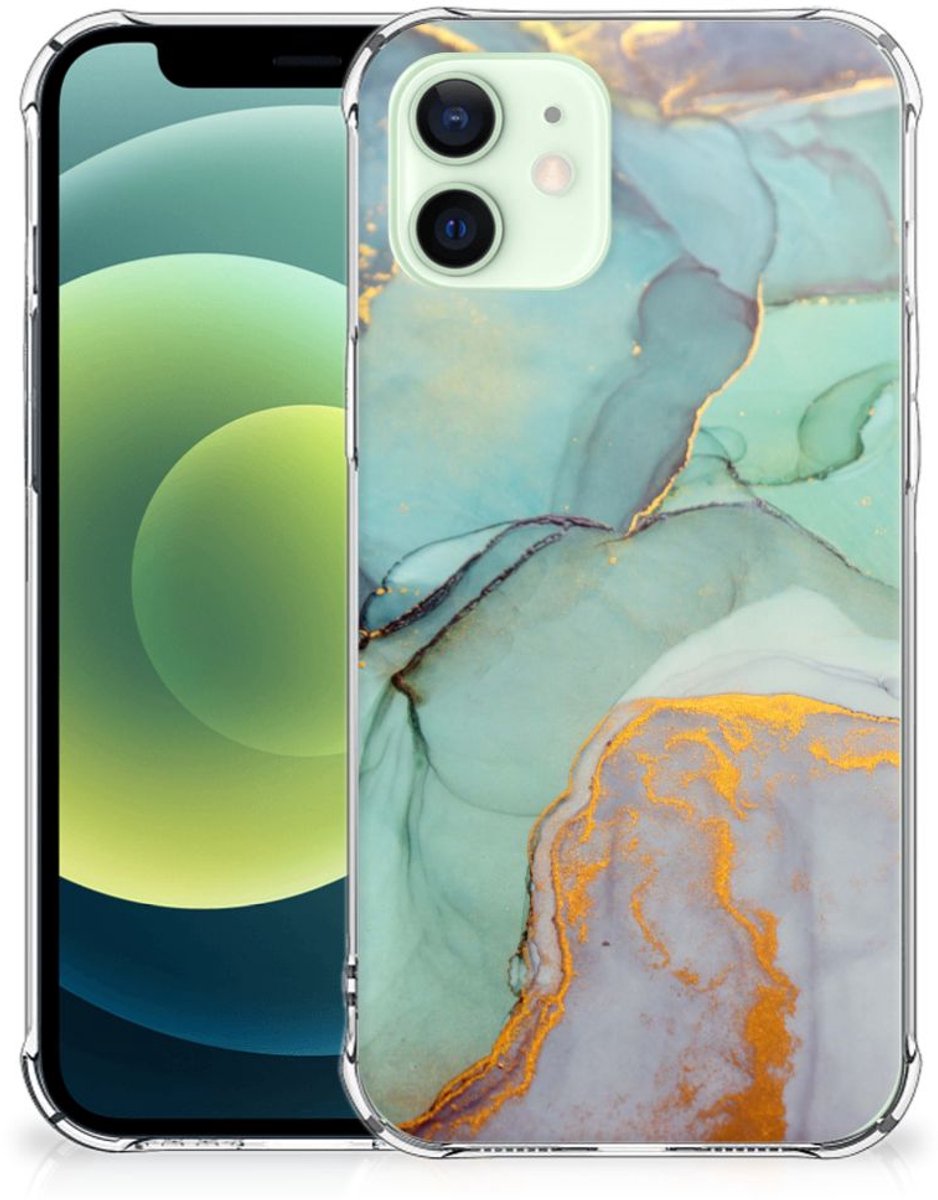 Back Cover voor iPhone 12 Mini Watercolor Mix