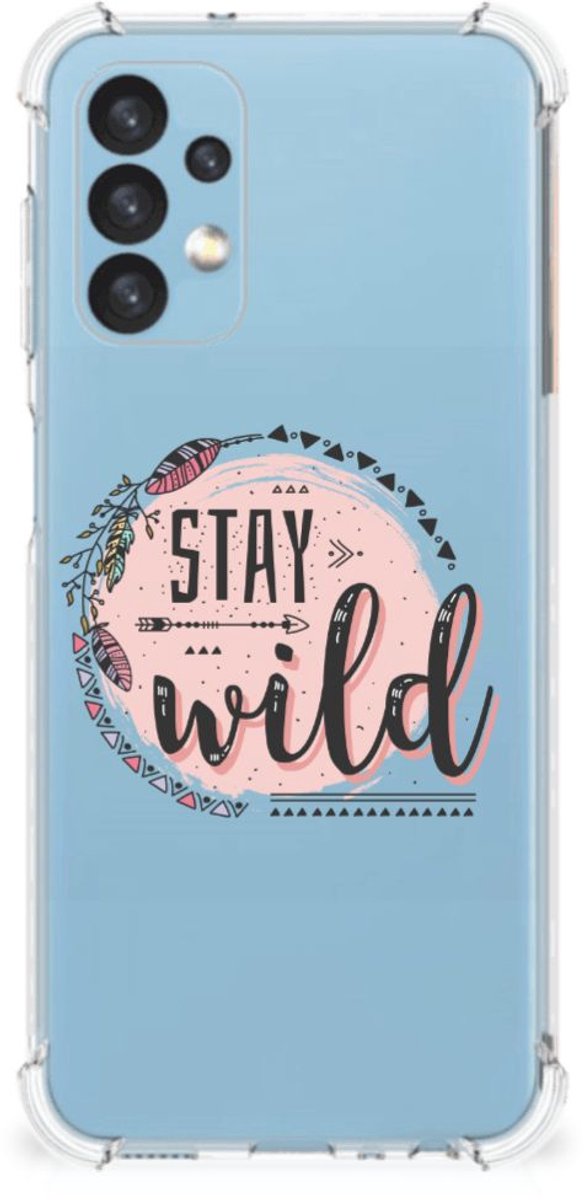 Samsung Galaxy A13 (4G) Stevig Bumper Hoesje Boho Stay Wild