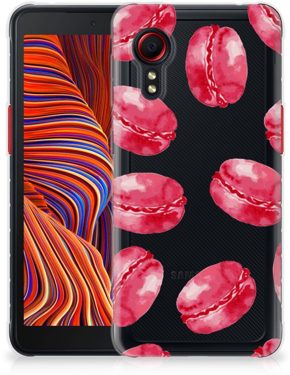 Samsung Galaxy Xcover 5 Siliconen Case Pink Macarons