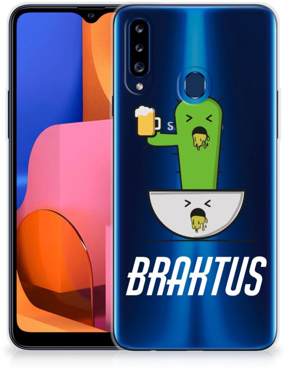 Samsung Galaxy A20s Telefoonhoesje met Naam Braktus