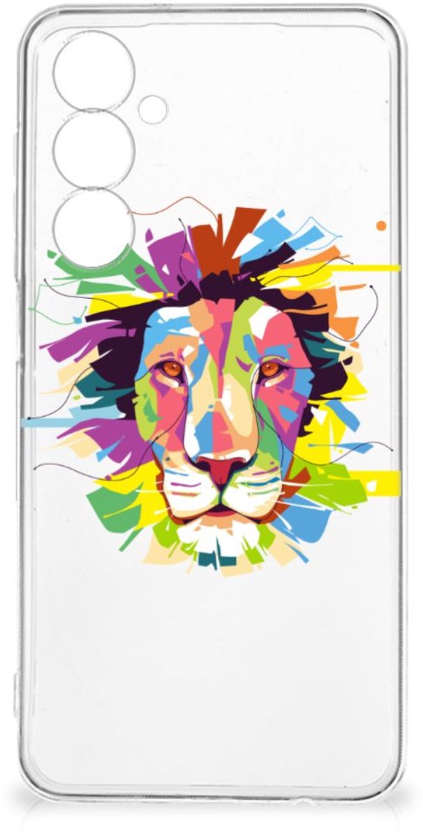 Samsung Galaxy A54 5G Telefoonhoesje met Naam Lion Color