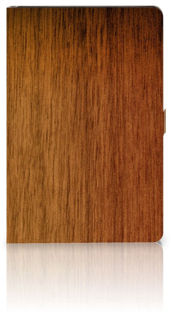 Samsung Galaxy Tab S7 FE | S7+ | S8+ Tablet Book Cover Donker Hout