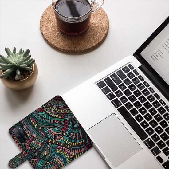 Étui pour téléphone portable OPPO A16/A16s | Etui à Rabat OPPO A54s Aztèque