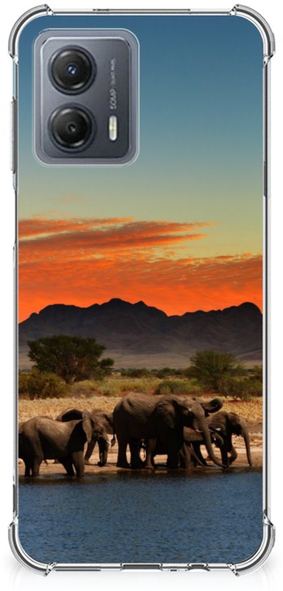 Motorola Moto G53 Case Anti-shock Olifanten