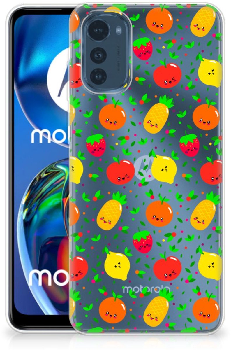 Motorola Moto E32/E32s Siliconen Case Fruits