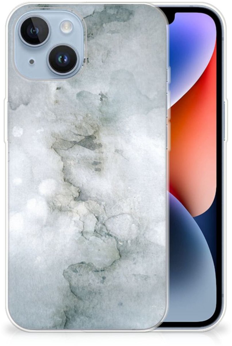 Hoesje maken Apple iPhone 14 Painting Grey