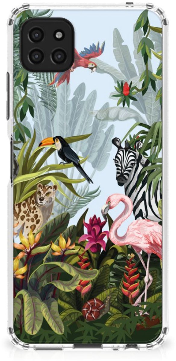 Case Anti-shock voor Samsung Galaxy A22 5G Jungle