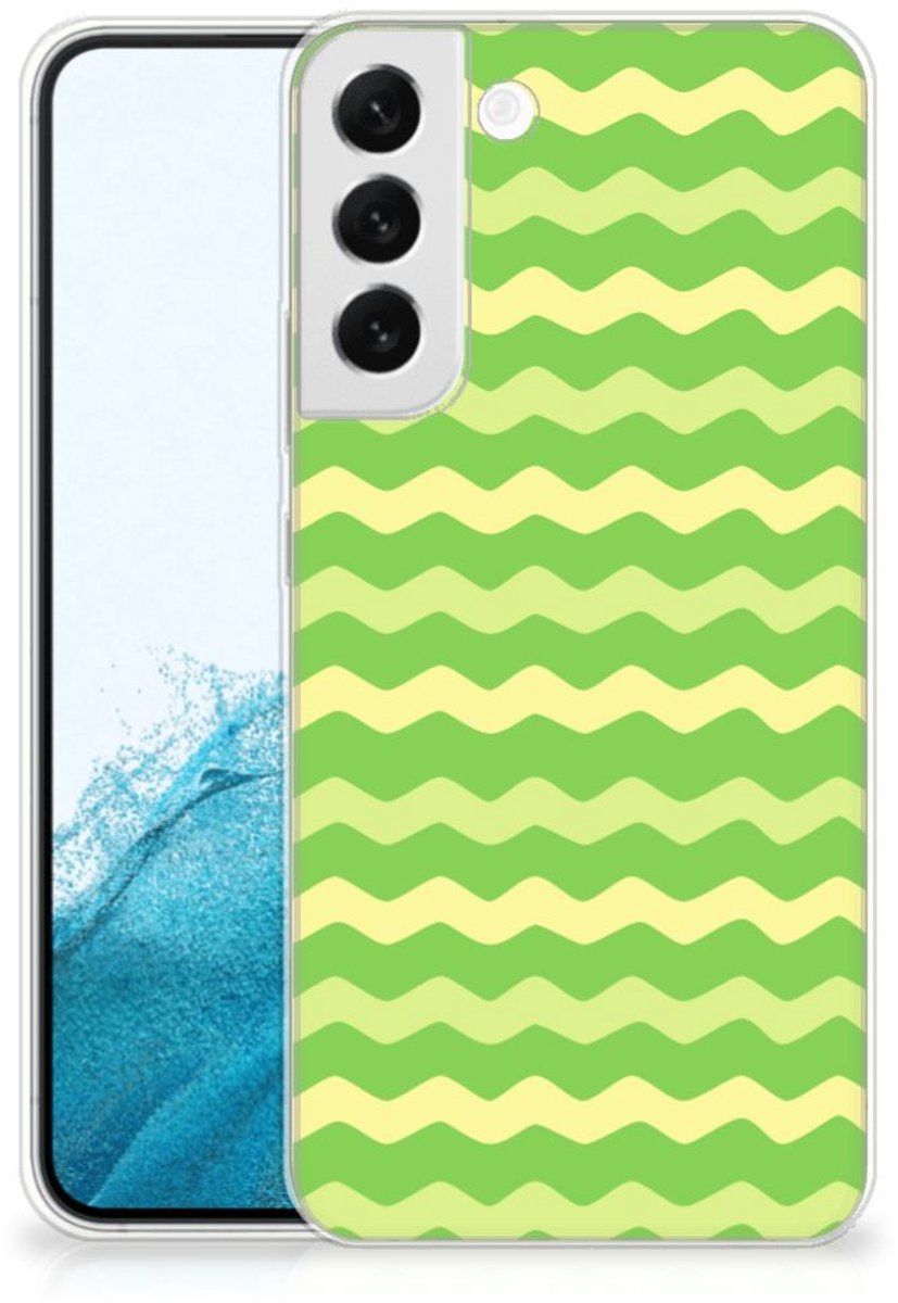 Samsung Galaxy S22 Plus TPU bumper Waves Green