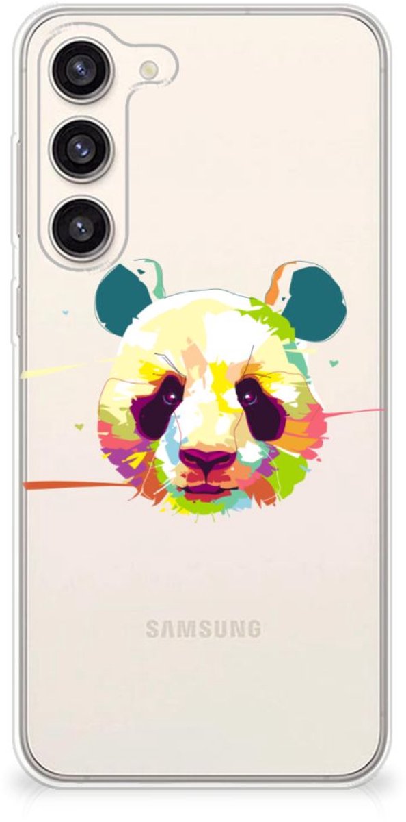 Samsung Galaxy S23 Plus Telefoonhoesje met Naam Panda Color