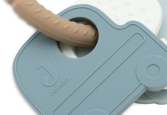 Jollein Baby Siliconen Bijtring Sleutelbos - On The Go van Jollein — afbeelding 5