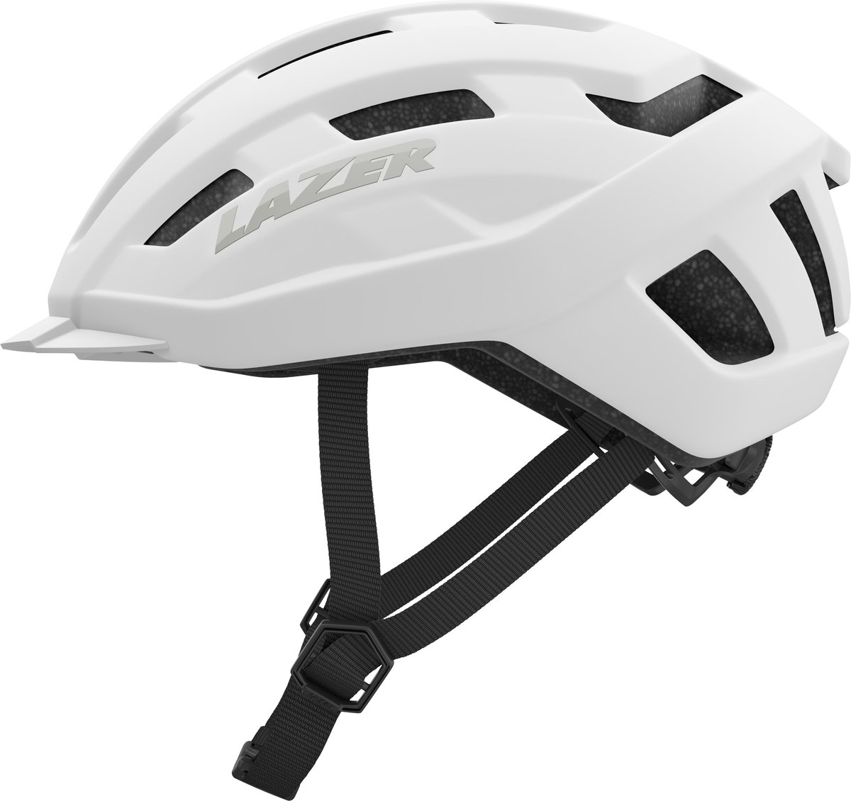 Lazer Codax Kineticore Fietshelm Mat Wit Uni 54-61cm