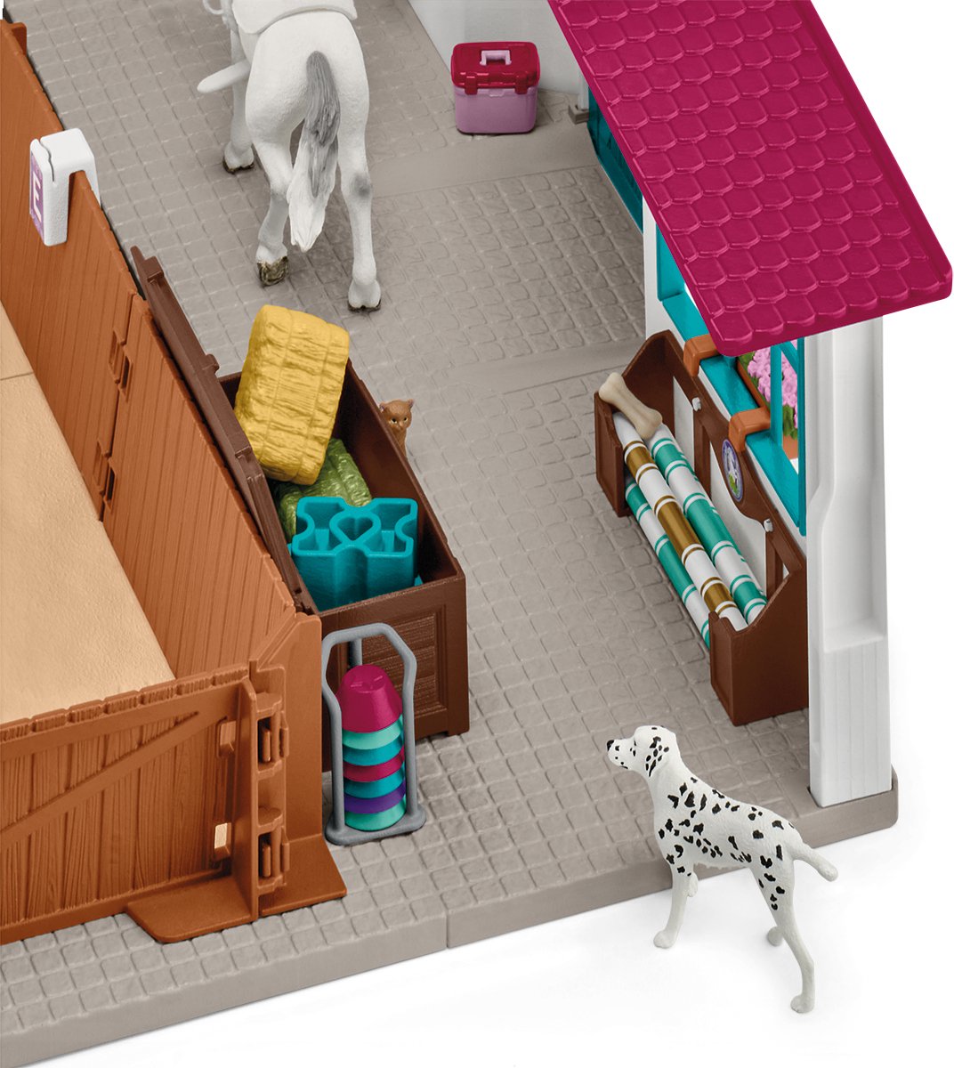schleich HORSE CLUB Rijhal Peppertree - Paardentraining - Paardenspeelgoed - 42639 — afbeelding 14
