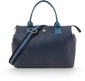 Pip Studio - Fia Handtas - Handtassen dames - Blauwe tas - 34x16x26.5cm